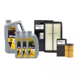 제네시스G80 RG3 2.5가솔린터보 엔진오일교환세트 킥스G 7L +필터2T-T1210