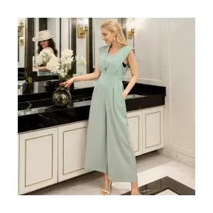 바지 여름 여성용 점프 슈트 수트 슬림 와이드 기본 MF2