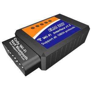 안드 OBDii 자동차 스캐너 코드 리더 동글 ELM327 스캐너용 WiFi 진단 OBD 인터페이스 OBD2 토크 도구 커넥터