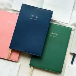 [문구/오피스] 1P 다이어리 날짜형 일기장 인조가죽 기록장 2026 일정