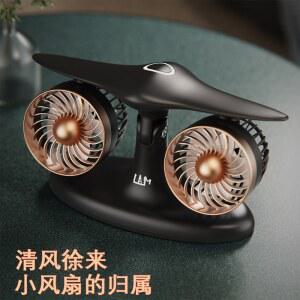 비행기 선풍기 미니 무소음 블랙 항공기모양 각도조절 충전식