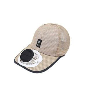 선풍기달린모자 캠핑 통기성 여름 들어 태양 모자 야외 Su at 팬과 양산 야구 White 충전식 USB 보호