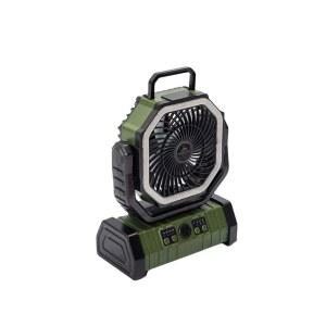 20000mAh 배터리 장착 캠핑용 조명등 무선 겸용 선풍기