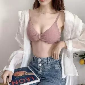 [라일리여성언더웨어] Rly 노와이어 뽕브라 편한 와이어리스 가슴 볼륨 브라