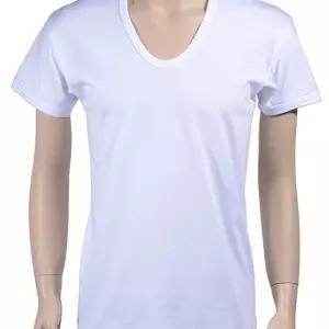 트라이 빅사이즈 편한 순면 백색 남성 반팔 런닝 셔츠 심리스 런닝구 머슬핏 메리야스