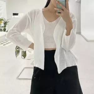 [라일리여성의류] Rly 루즈핏 여자가디건 아우터 니트 루즈 기본가디건