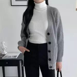 [라일리여성의류] Rly 코디 루즈가디건 니트 여자가디건 기본 롱 오픈