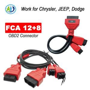 XTOOL X100PAD A80 D7 D8 D9 12 도구 OBD 커넥터 진단 차량용 FCA OBD2 어댑터 닷지 케이블용