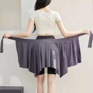 [라일리여성의류] Rly 힙 가리개 커버 매듭 스커트 치마 여름 봄 비치