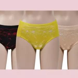 럭센스 햄라인 맥시 여성 삼각팬티 플라워 누디 속옷 누디라인 햄라인 편한 드로즈 사각