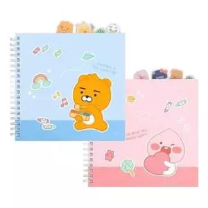 [문구] 카카오 유선 스프링 인덱스 노트 1P 학생 필기 연습장