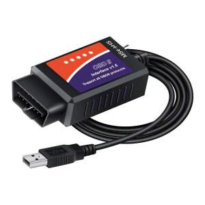 Windows용 ELM327 USB 어댑터 OBD2 스캐너 onfig 도구 머큐리 스위치가 시리즈 Can 포드 스캔 있는 차량용 MS 링컨 HS 진단 마쓰다 FoCus