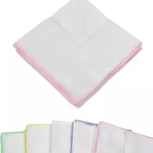 영화 순면 가제 손수건 민무늬 10매 1세트 엄마수건 엄마수건 목수건 부모님선물 스카프