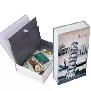 [문구/오피스] 책금고 피사의사탑 소형 비밀금고 귀중품보관 저금통