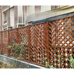 베란다 울타리 격자 나무 래티스 정원 난간 발코니 프라이버시 보호 차단막 펜스