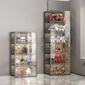 피규어 진열장 전시 건담 원목 선반 케이스 디스플레이 수납함 쇼케이스