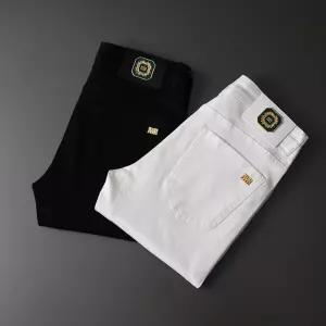 바지 블랙 면 남성 스판 화이트팬츠 방지 면바지 작은 럭셔리 직배경량 일자 기본 신삼방 퇴색 9부 SPO마켓