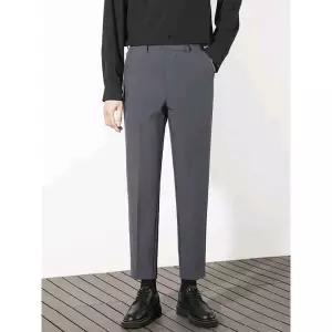 팬츠 캐주얼 남친 정장바지 면바지 일자 드레이프 링클프리 슬림핏 테이퍼드 기본 9부 SPO마켓5
