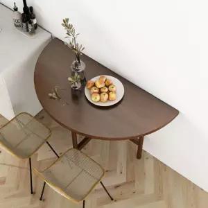 반원 테이블 접이식 폴딩 원형 탁자 거실 카페 원탁 책상 반원형 다용도