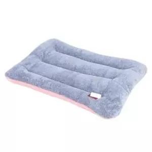 [반려] 강아지 1P 방석 포근한 쿠션 그레이 사각 켄넬 대형