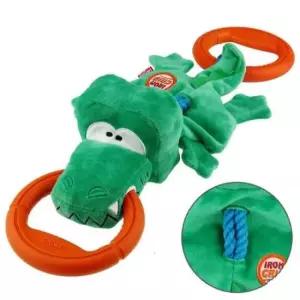 [반려] 애착 인형 악어 강아지 터그 1P 로프 장난감 대형견
