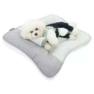 [반려] 누빔 휴식 강아지 3D 베개 메쉬 쿠션 방석 1P 중형