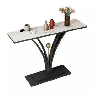 엔틱 콘솔장 대리석 슬림 장식장 거실 인테리어 앤틱 원목 선반 복도 수납