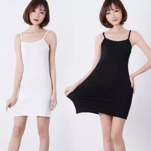 돌잔치엄마원피스 가능한 샤틴원피스 슬림 어깨끈 미