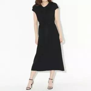 니트 롱원피스 여름원피스 허리끈 카라 220412