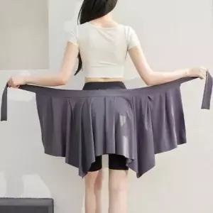 은창)힙 가리개 커버 매듭 스커트 치마 여름 봄 비치 휴가 엄마 가을 여자 운동 요가 필라테스 트레이닝