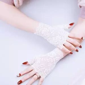 망사 토시 여성 반장갑 레이스 팔토시 숏 M11860 팔토시 여성팔토시 쿨토시 레이스토시