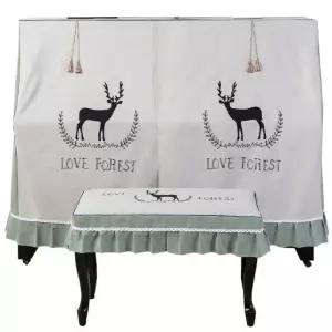 그랜드 피아노커버 벨벳 먼지 보호커버 학원 고급 전자피아노 도어타입 가리개 방지