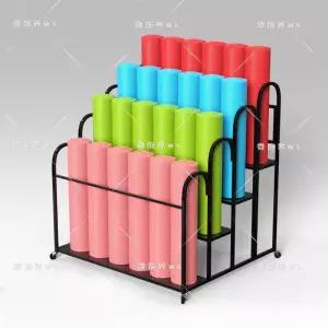 요가매트 선반 필라테스 학원 카펫 수납함 정리함