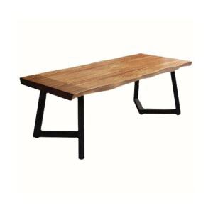 우드슬랩 대형 테이블 원목 우드 100x60x75cm 책상 회의실 내추럴 카페