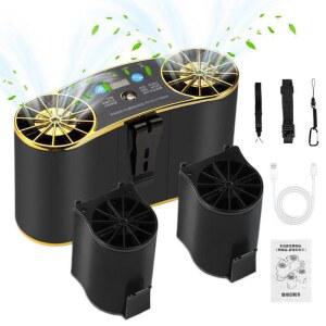 허리 선풍기 다기능 s 여행 날씨 공기 더운 가능한 fan 냉각기 충전식 Four 사용 악세사리 재사용 20000mAh 매일