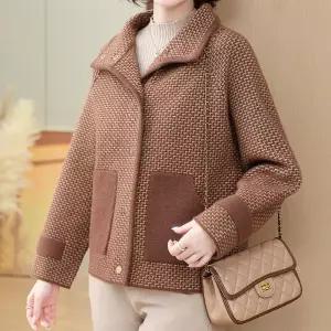 [에이시크]비오레 패턴 배색 포켓 코트 C25DCT063