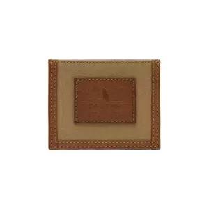 폴로 POLO RALPH LAUREN 캔버스 카드 케이스 - 베이지