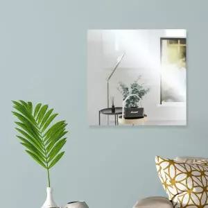 사각 아크릴벽거울 욕실거울 화장대거울 30x30cm