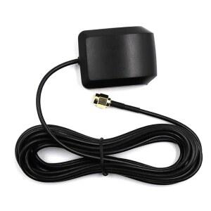 차량 GPS 내비게이션 시스템 모듈 트래커 위치 추적기 실시간 추적을 위한 Geekstory 액티브 GPS+GLONASS 안테나, SMA 남성 커넥터 33dB 이득 외부 안테나 3m 케이블 포함