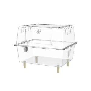 햄스터 케이지 릴 투명 상자 초대형 빌라 크리스탈 금곰 사육 럭셔리 용품 기초 이중