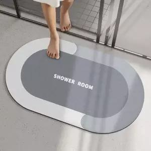 다용도 규조토발매트 모던스타일 라운드 청결욕실매트 주방매트 주방발매트 욕실발매트