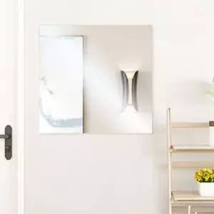 [셀러에이드]사각 아크릴벽거울 욕실거울 화장대거울 40x40cm