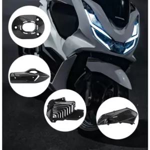 PCX160 윙렛 프론트 부리 공기역학 페어링 호환 액세서리 콘 커버 튜닝