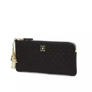 [국내매장판] 닥스 ACC (쇼핑백동봉) 블랙 DD 로고패턴 소가죽 슬림 지퍼장지갑 DCWA6E518BK 251954