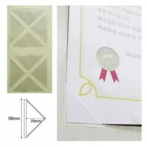 [문구/오피스] 코너스틱 삼각 100매 800P 상장 미니 사진부착