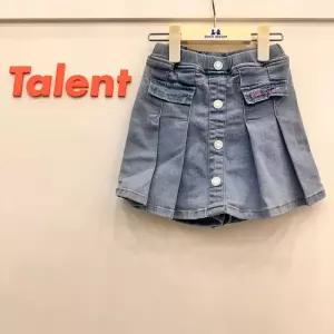 [탈렌트키즈]여름 유아동 여아 반바지 퓨리온더데님치마바지 PCY34GSO56_CJ