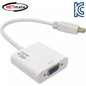 강원전자 넷메이트 HDMI to VGA(RGB)+Stereo 컨버터(케이블 타입/무전원)