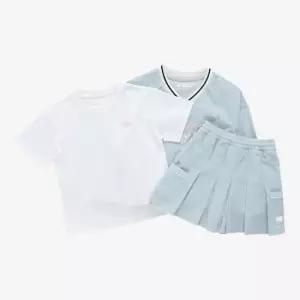 M 뉴발란스키즈트레이닝세트 PQC NK9YF3201G-51 [3PCS] Street 여아 우븐 스트레치 셋업