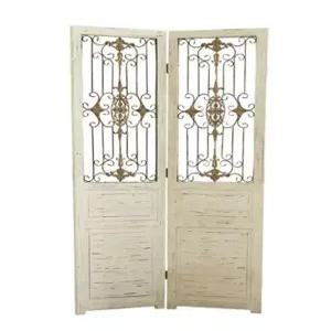 거실 파티션 엔틱 가림막 우드 칸막이 공간 앤티크 원목 타공판 심플