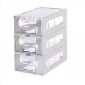 [SBD] 정리함 서랍 투명 멀티 다용도 박스 3단 적층 수납 서랍형